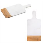 HH76132 Marble And Bamboo Cutting Board With Custom Imprint